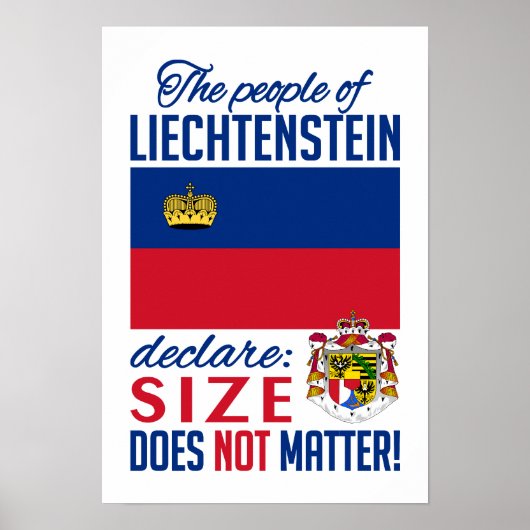 Affiche du Liechtenstein (Devant)