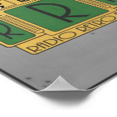 Affiche du logo de Radio Retrofuture Arte Deco (Coin)