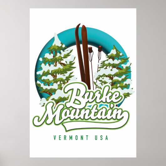 Affiche du logo de ski de Bromley Mountain Peru Ve (Devant)