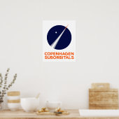 Affiche du logo des suborbitales de Copenhague (Cuisine)