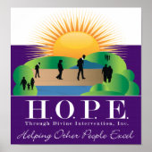 affiche du logo HOPE (Devant)