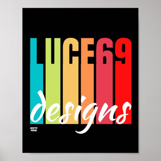 Affiche du logo "LUCE69 DESIGNS" (Devant)