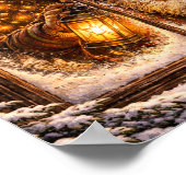 Affiche du lutin de Noël islandais Window Peeper (Coin)