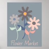 Affiche du Marché aux Fleurs Slate (Devant)