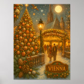 Affiche du Marché de Noël de Vienne | Fêtes de fin (Devant)