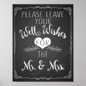 affiche du mariage du tableau de bord (Devant)