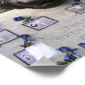 Affiche du mémorial de police (Coin)