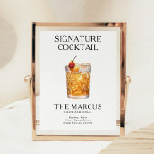 Affiche du menu Cocktail Signature