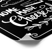 Affiche du menu des desserts (Coin)