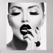 Affiche du modèle de mode (Devant)