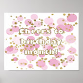 Affiche du mois de l'anniversaire (Devant)