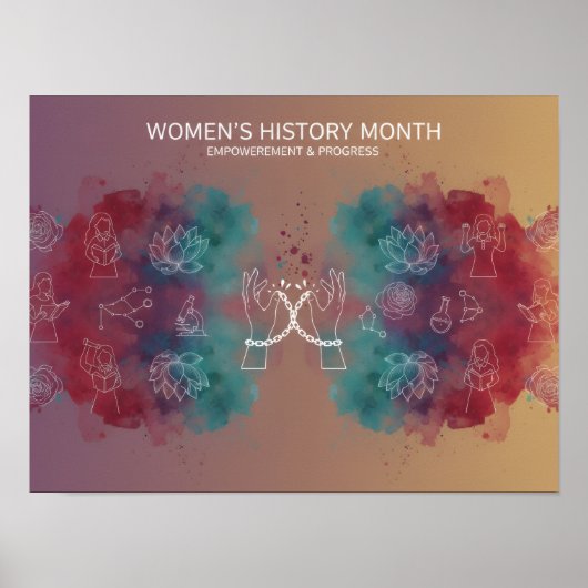 Affiche du Mois de l'Histoire des Femmes – Classe (Devant)