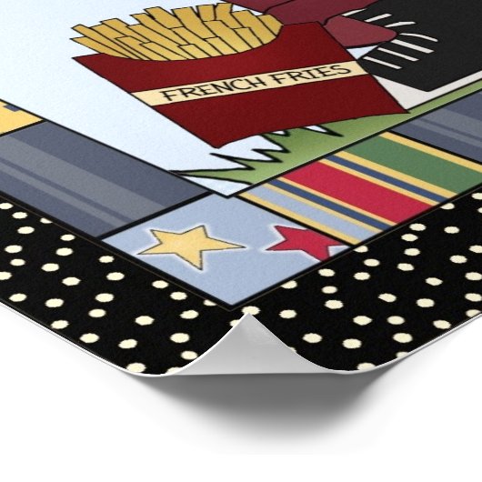 Affiche du Monstre de hamburger (Coin)