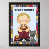 Affiche du Monstre de hamburger (Devant)
