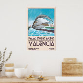 Affiche du monument de Valence Palau de Les Arts (Cuisine)