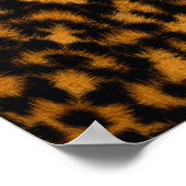Affiche du Motif Kaleidoscope Leopard Fur (Coin)