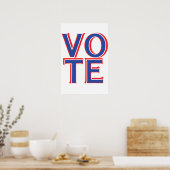 Affiche du mur de vote Campagne politique Marchand (Cuisine)