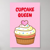 Affiche du nom de la reine Cupcake (Devant)