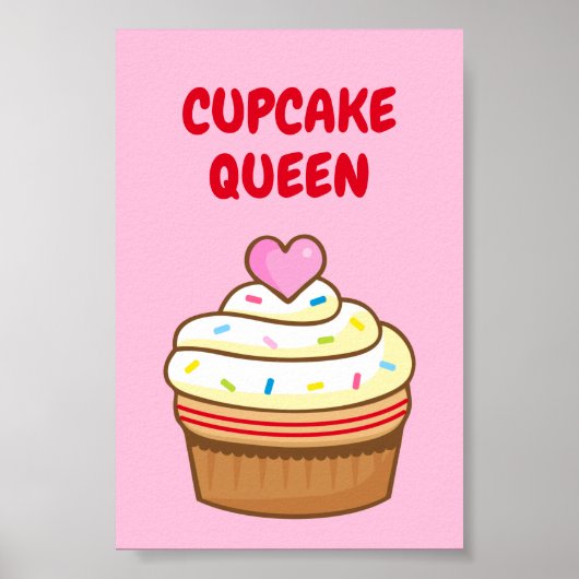 Affiche du nom de la reine Cupcake (Devant)