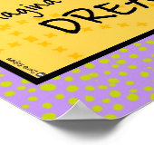 affiche du nuage de mots du cancer (Coin)