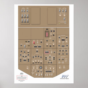 Affiche du panneau 777 supérieur