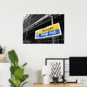 Affiche du panneau Conserver hors danger (Bureau à domicile)