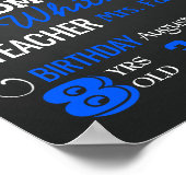 Affiche du panneau de signalisation de la première (Coin)