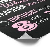 Affiche du panneau de signalisation de la première (Coin)