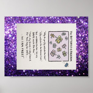 Affiche du papillon de la liberté