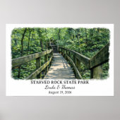Affiche du Parc d'État de Starved Rock Illinois, A (Devant)
