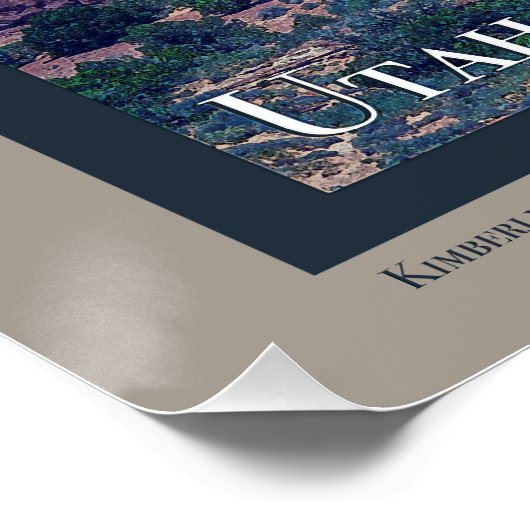 Affiche du parc national Arches (Coin)