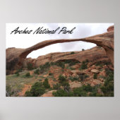 Affiche du parc national Arches (Devant)