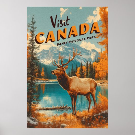 Affiche du Parc national Banff Canada (Devant)