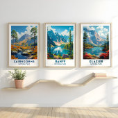 Affiche du Parc national de Banff Canada