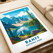 Affiche du Parc national de Banff Canada