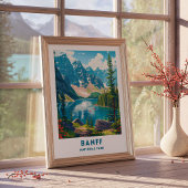 Affiche du Parc national de Banff Canada