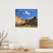 Affiche du Parc national de Capitol Reef (Cuisine)