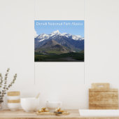 Affiche du Parc national de Denali (Cuisine)