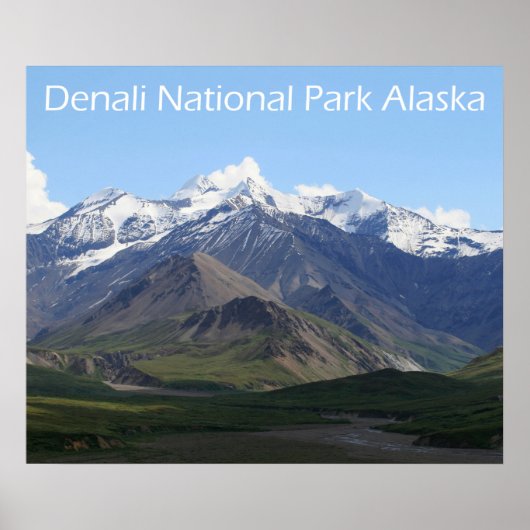 Affiche du Parc national de Denali (Devant)