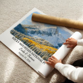 Affiche du Parc national de Rocky Mountain Colorad