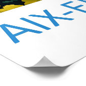 Affiche du Parc national de ski d'Aix En Provence (Coin)