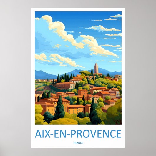 Affiche du Parc national de ski d'Aix En Provence (Devant)