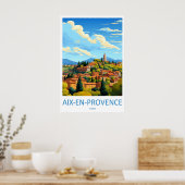 Affiche du Parc national de ski d'Aix En Provence (Cuisine)