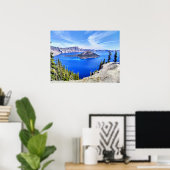 Affiche du parc national du lac Crater (Bureau à domicile)