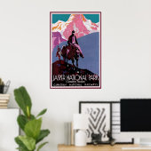 Affiche du Parc national Jasper Rocheuses canadien (Bureau à domicile)