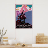 Affiche du Parc national Jasper Rocheuses canadien (Cuisine)