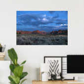 affiche du parc national zion (Bureau à domicile)