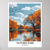 Affiche du parc Victoria - Impression du parc de l (Devant)