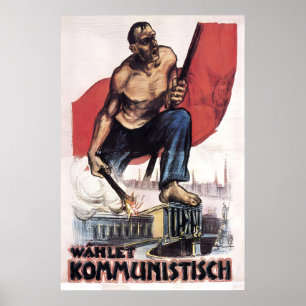 Affiche du Parti communiste allemand, République d