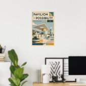 Affiche du Pavillon de la Possibilité MCM (Bureau à domicile)